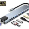 Hub USB C 8 en 1 0