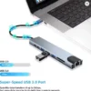 Hub USB C 8 en 1 0