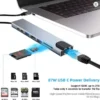 Hub USB C 8 en 1 0