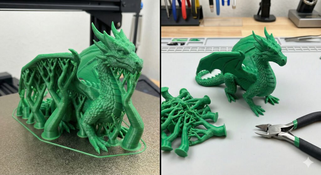 Retirar Soportes Impresión 3D